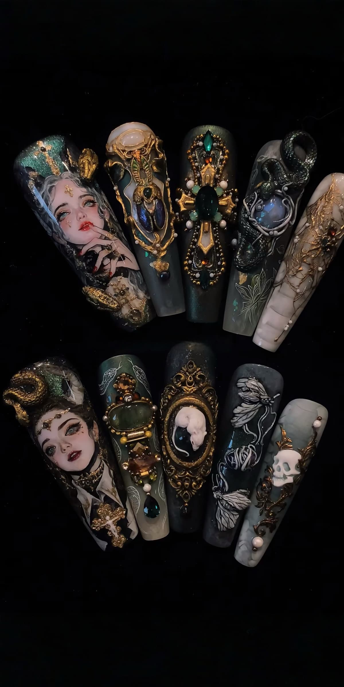 Gothic Muse Nails press on nails