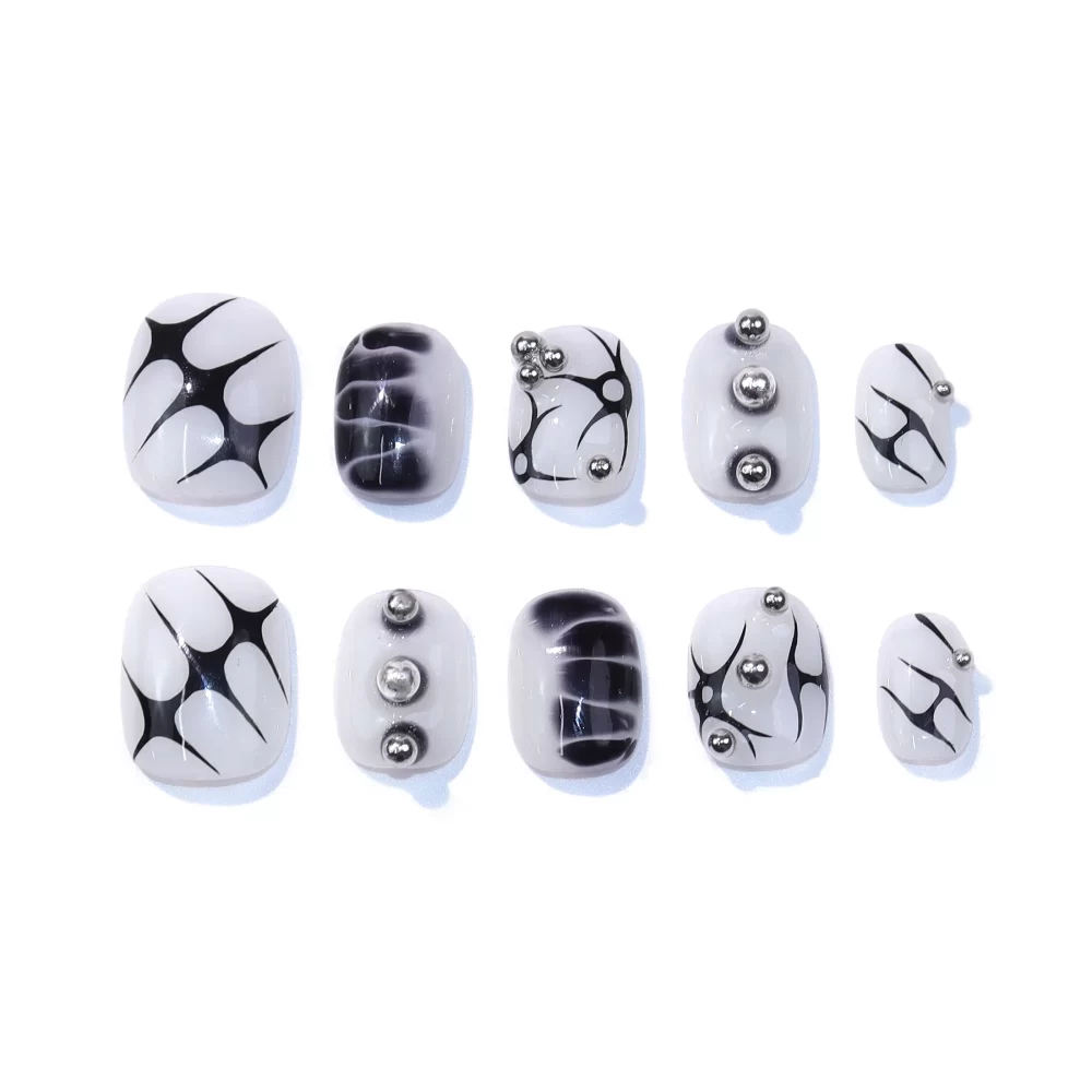 Modern Hand-made Press on Nails