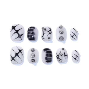 Modern Hand-made Press on Nails