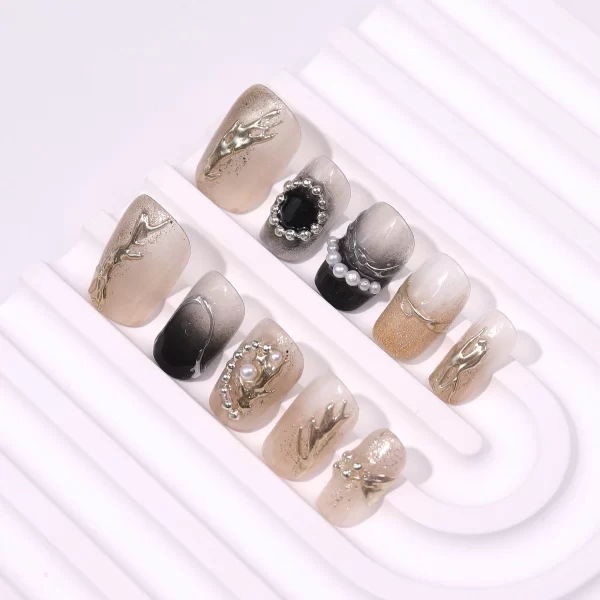 Opulent Nude & Onyx - Image 3