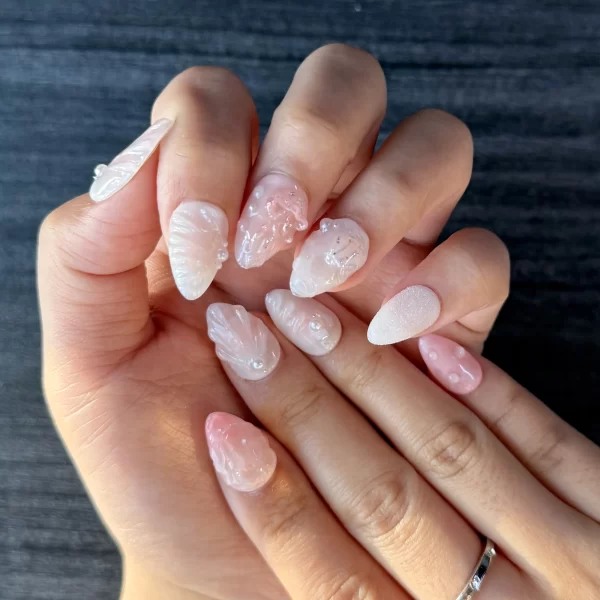 Pearl press on nails - Image 2