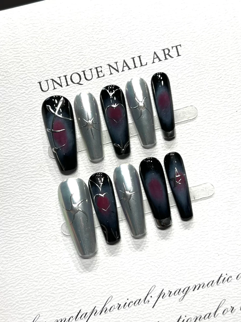 Coffin Handmade Press On Nails - Image 7