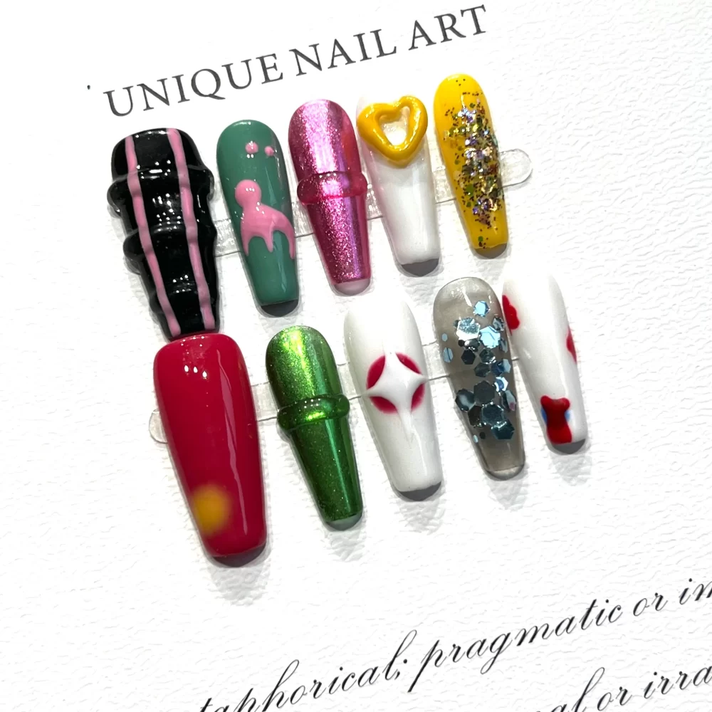 Coffin Handmade Press On Nails - Image 16