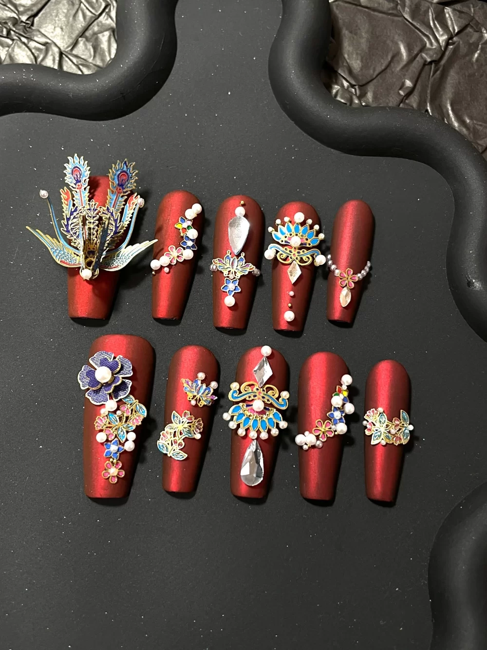 Coffin Handmade Press On Nails - Image 19