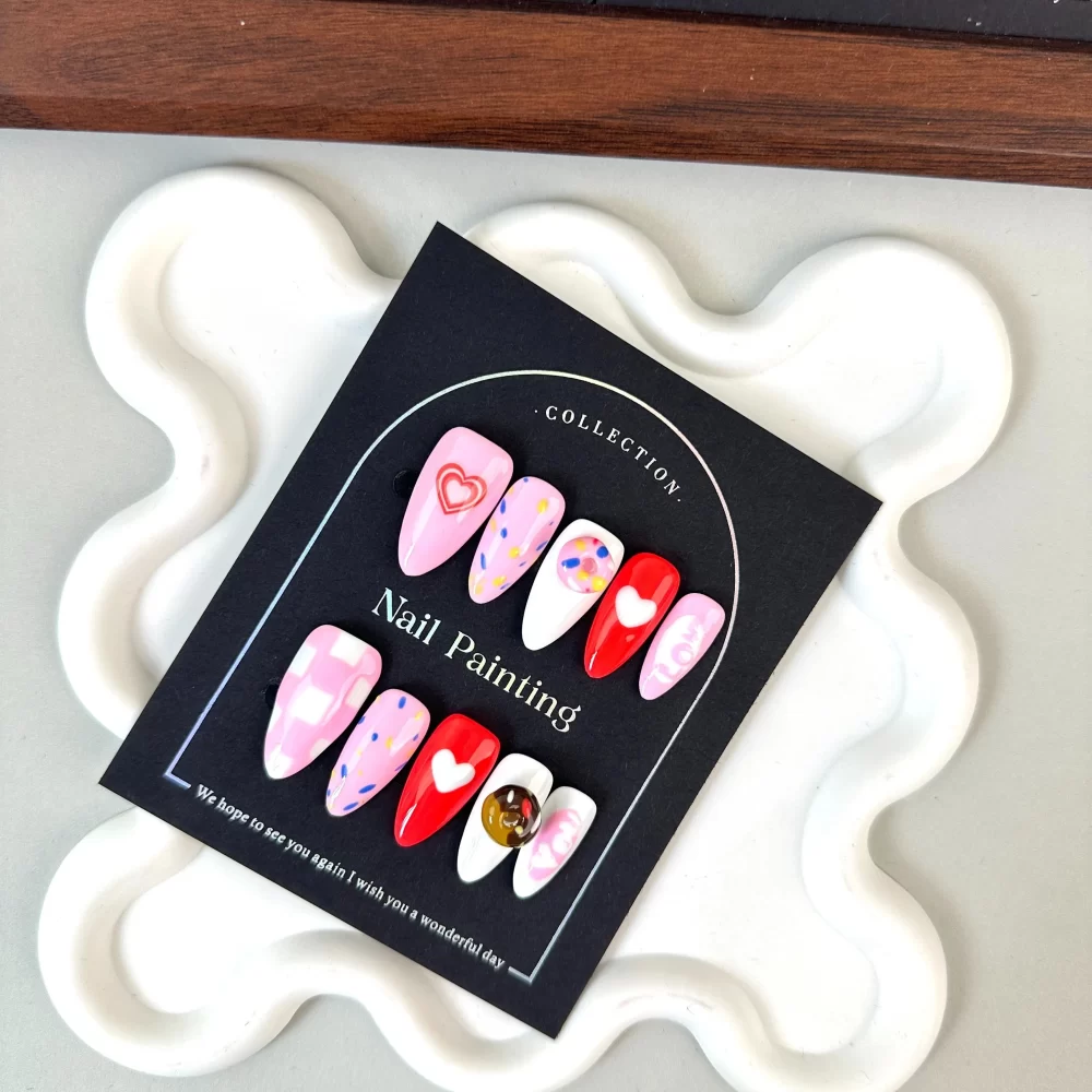 Handmade Medium Almond Press-On Nails - Image 20