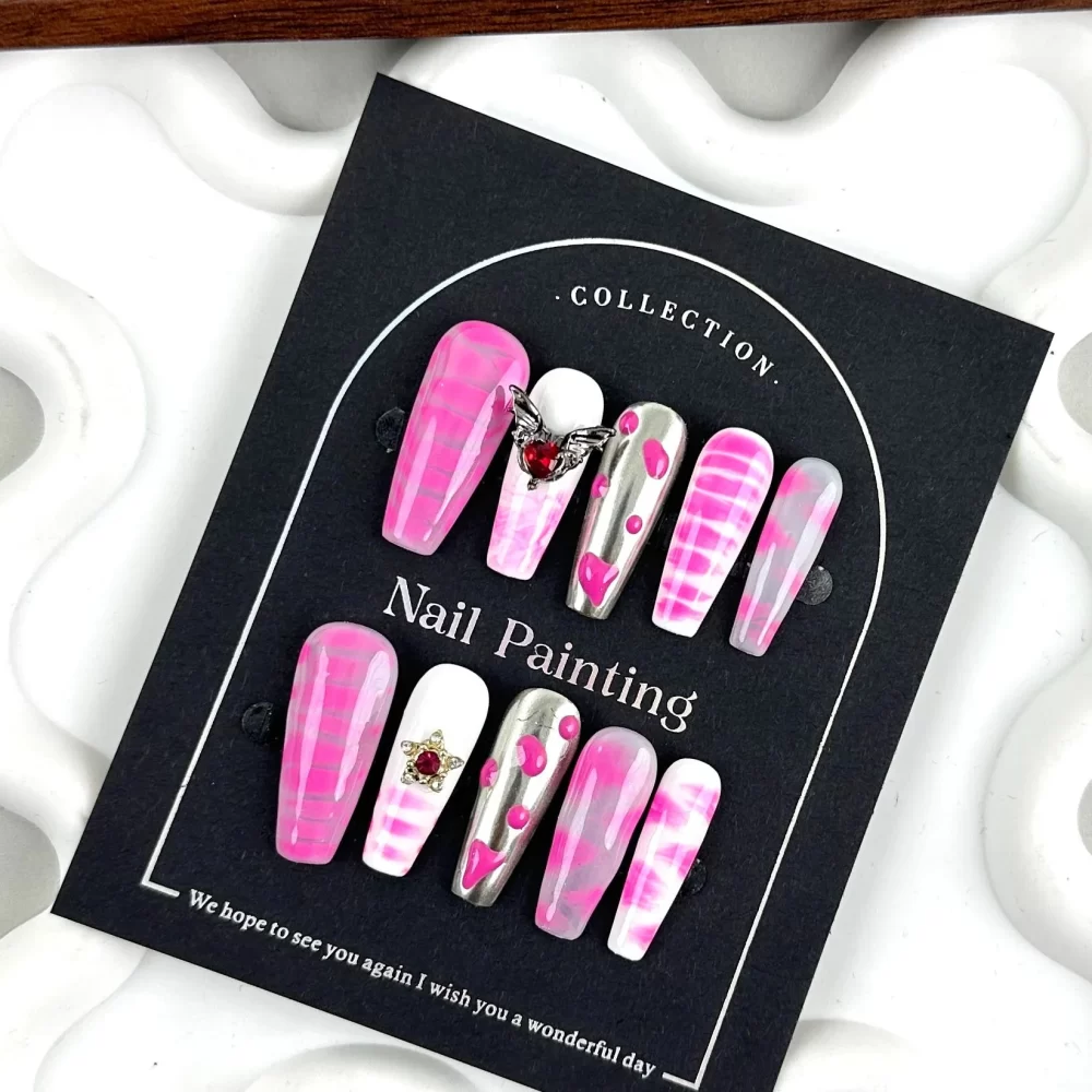Coffin Handmade Press On Nails - Image 11