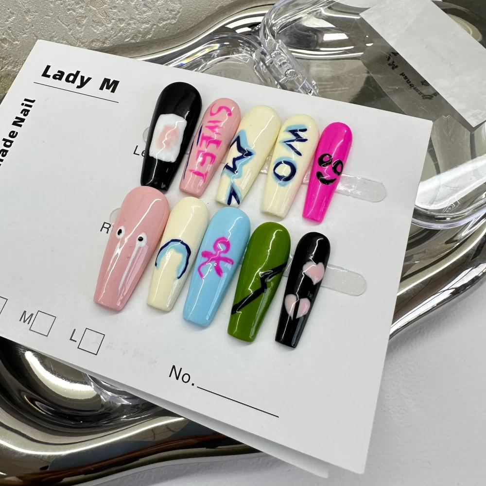Coffin Handmade Press On Nails - Image 14
