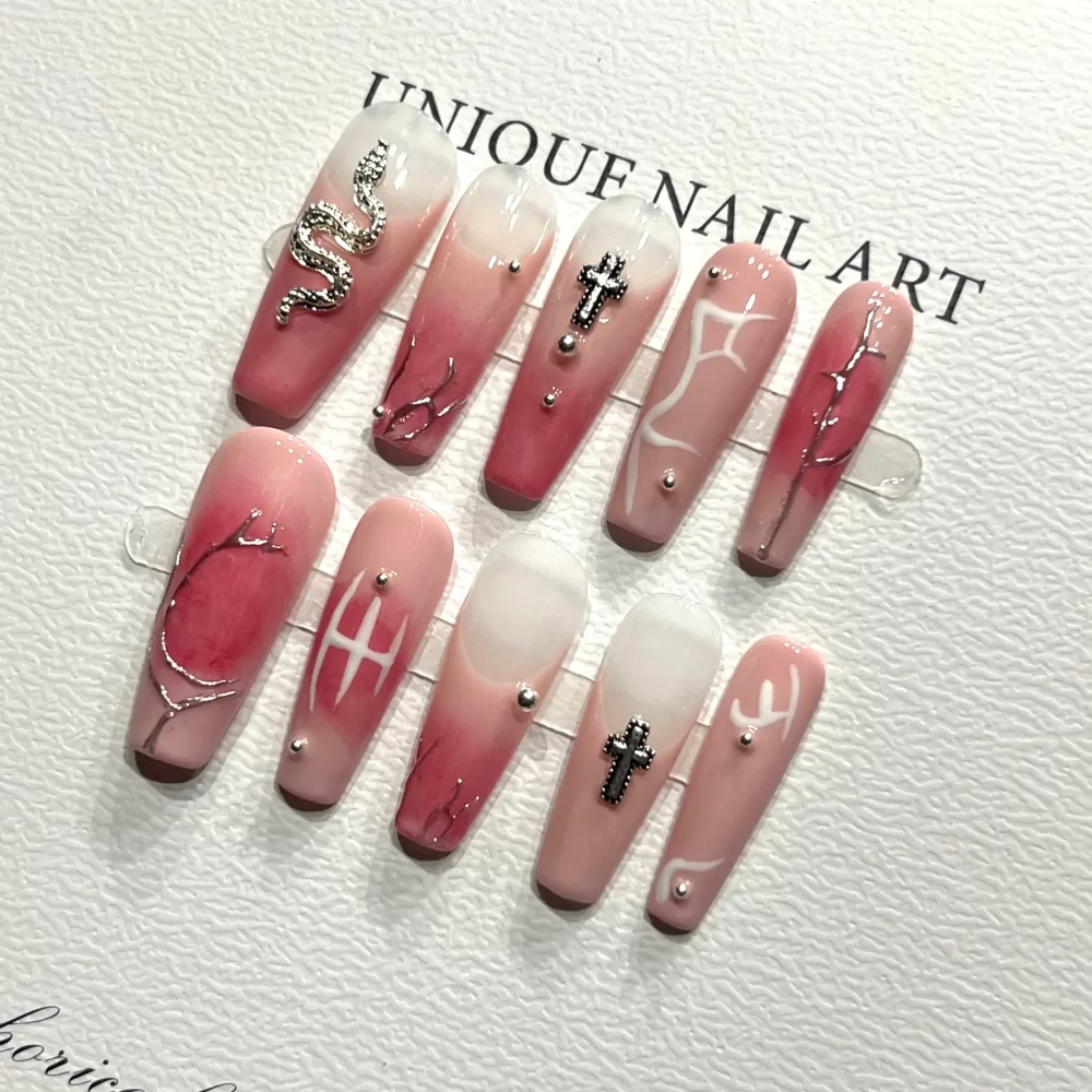 Coffin Handmade Press On Nails - Image 15